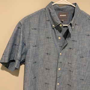 Bonobos Riviera Shirt - Shark Print